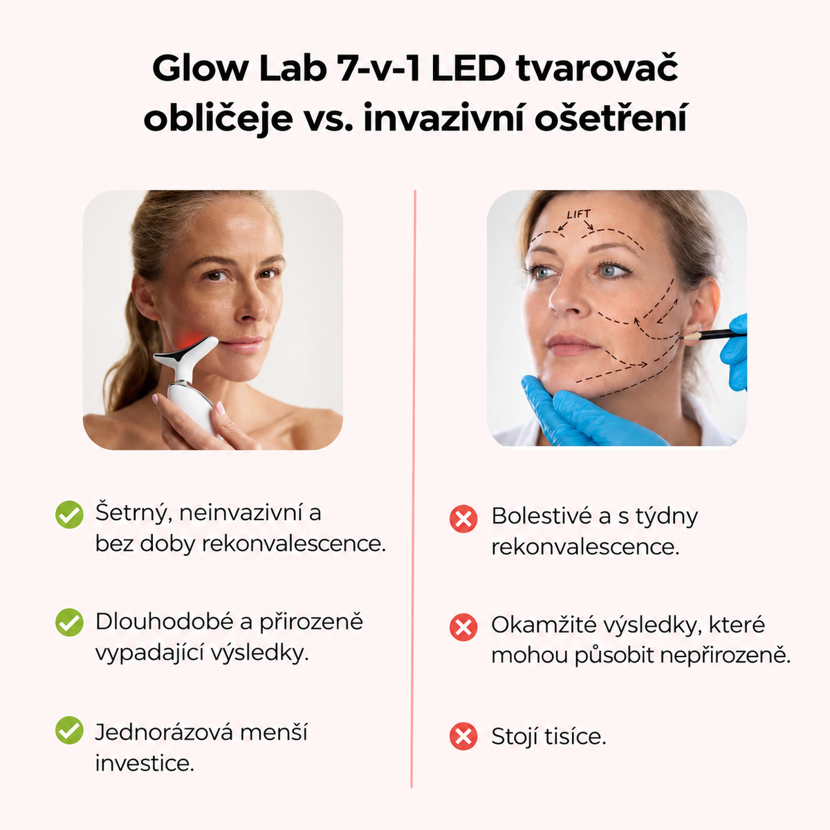Glow Lab 7-in-1 LED Facial Sculptor